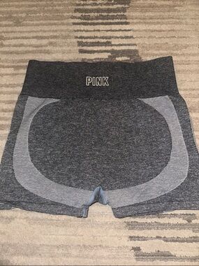 PINK Victoria's Secret Dark Gray Seamless High-Waist Bike Shorts